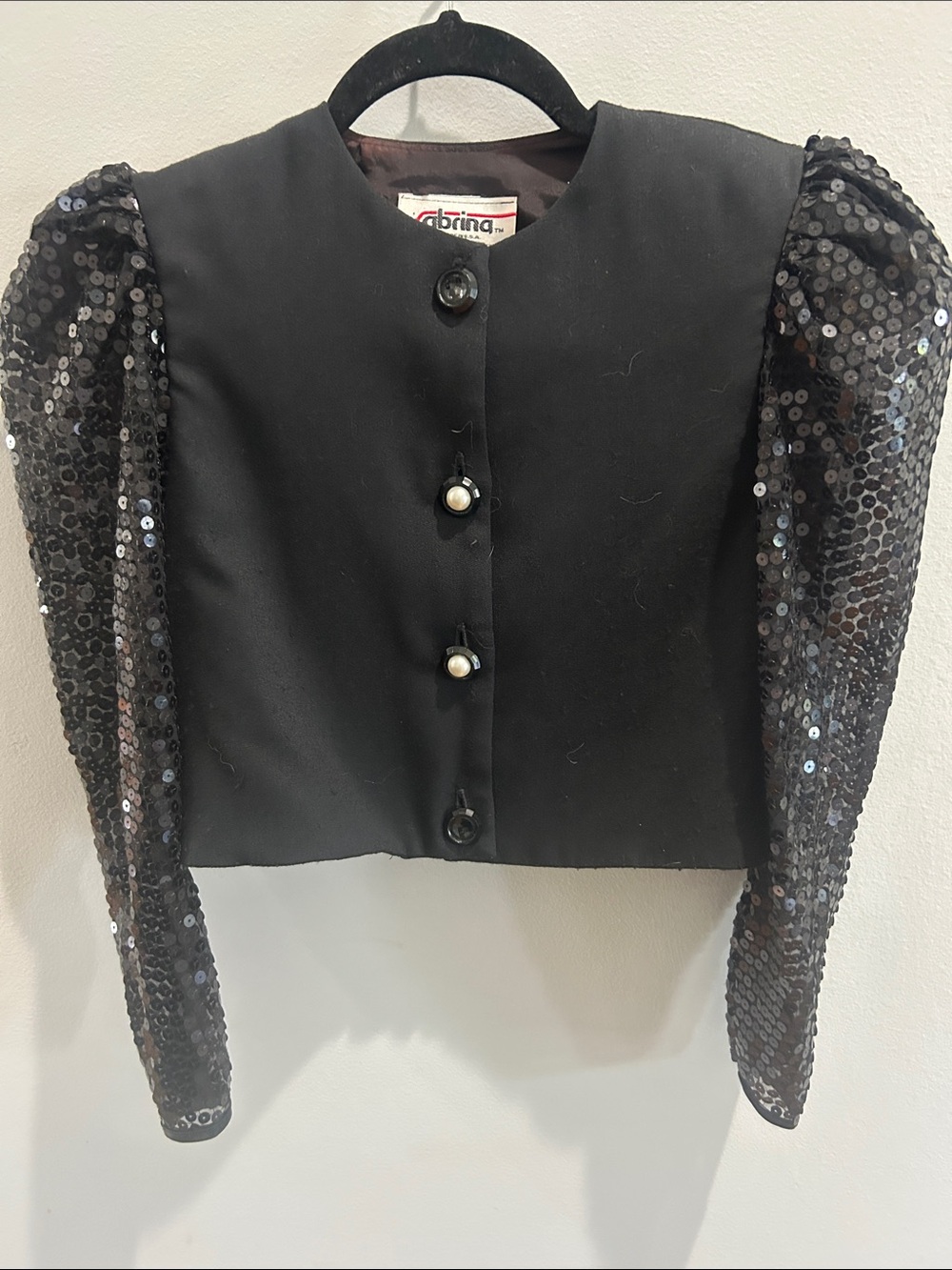 Black Crop Blazer
